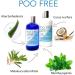 99% Natural SHAMPOO for OILY HAIR - ALOE VERA TEA TREE & MINT - 250 ml by POO FREE No Sulfates No Parabens. Concentrated Easy Rinse. pH 5.5 Suitable for Sensitive Skin. - Buy Online on GoSupps.com