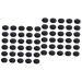 Fomiyes 200 pc adjustable mask buckle setting button Mouth protection controller slipproof cord stopper spring ear mask adjustable hook anti-slip button for mask.
