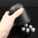 Toyvian 10PCS Rolling Dice Cup - Professional Black Cylindrical Dice Box for Party Entertainment - Buy Online on GoSupps.com