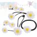 FRCOLOR Set of 6 Girls Hair Bobbles Wedding Hair Clips Hair Accessories for Wedding Daisy Hair Clips for Wedding Flower Clips for Hair Scrunchie Daisy - Buy Online on GoSupps.com