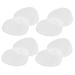 NOLITOY 4 Pairs High Heels Mat Ladies Heels Silicone Gel Insoles for High Heels Dressy Heels for Women Sole Stick Protector Gummy Heels Foot Pad Sports Shoe Pads Damping White