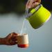 Camping Kettle - Collapsible 1 Liter Capacity for Hiking & Backpacking | Includes Silicone Trivet | Outdoor Cooking Gear - Buy Online on GoSupps.com