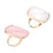 2 pi ces Palette Nail Art Bague Shell Marbre Anneaux de M lange Vernis Ongles pour Manucure Cr ative et Professionnelle