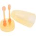 Gentle Baby Toothbrush for 0-3 Years | Soft Bristles & Cartoon Design | Liquid Silicone Material - International Shipping Available - Buy Online on GoSupps.com