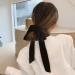Lilbitty 2 Pieces Velvet Hair Bows for Women Girls Black Velvet Bow Hair Band Hair Clip Hair Bows Hair Clip Ponytail Holder - Buy Online on GoSupps.com