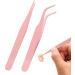 Crafting Tweezers | Scrapbooking Tweezers | Scrapbook Tool Tweezers Eyelash Tweezers For Crafting Eyelash Application Tweezers Precision Tweezers For Crafting At Home Pink - Buy Online on GoSupps.com