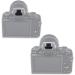 JJC 2 PCS Camera Hot Shoe Cover for Canon EOS R5 R6 RP 7D 6D 5D Mark IV III 1D M50 Rebel T8i T7i T6i SL3 - Black - Buy Online on GoSupps.com