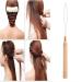3pcs Hair Extension Loop Needle Threader Set - Wooden and Stainless Steel Tools for Hair & Feather Extensions - Buy Online on GoSupps.com