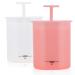 2Pcs Face Wash Foam Maker for Face Wash, Facial Cleaning Tool, Deep Skincare Cleaner Tools for Travel Household (Pink and White) White and pink