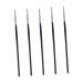 Baluue 5pcs Fine Eyeliner Brush Gel Eyeliner Brush Lip Makeup Brush Cosmetic Brushes Eye Makeup Black Fiber