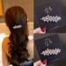 2Psc Diamante Hair Clips for Women Prom Hair Clips Diamante Hair Accessories Crystal Hair Clip for Wedding Guest Rhinestone Barrette Elegant Hairpins Accessories for Bridal (Silver&Gold) - Buy Online on GoSupps.com