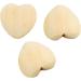 20pcs Natural 25mm Unfinished Wood Heart Beads - Eco-Friendly DIY Craft Accessories - Buy Online on GoSupps.com