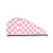 Camellia pattern dry hair cap girls soft super absorbent elastic wrap wet hair long thick hair quick dry cap women's cap