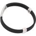 Electrostatic Bracelet - Silicone Wrist Loop to Prevent Static Charge | Steel & Black Colors for Events | International Shipping Available - Buy Online on GoSupps.com