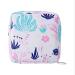 Sanitary Napkin Storage Bag Portable Menstrual Pads Tampons Collection Bag White