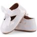 LACOFIA Baby Girls Anti-Slip First Walking Shoes | Infant Bowknot Mary Jane Princess Party Shoes | 3-6 Months | White - Buy Online on GoSupps.com