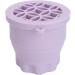 Makeup Brush Cleaning Bowl Multifunction Makeup Brush Cleaner Cup with Lid for Travel (Purple) - Buy Online on GoSupps.com