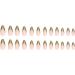 Justotry 24 Pcs Short Gold French Press on False Nails Set with Nail Glue - Pretty Glossy Fake Almond Nails for Women - Buy Online on GoSupps.com
