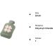 2-in-1 Hot Water Bottle with Cover, 1000ML Green - Wearable Mini Water Bag for Hot and Cold Compress, Ideal Gift for Women - Buy Online on GoSupps.com