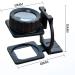 Magnifier Scale Glass 10x Latitude and Longitude Density Mirror to See Dot Textile Fabric Professional Inspection High Desk Magnifier Good Times - Buy Online on GoSupps.com