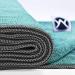 Youphoria Yoga Towel: Microfiber Non-Slip Mat Towel in Mint with Gray Stitching - Buy Online on GoSupps.com