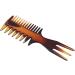 Retro Hairstyle Comb Men's Wide Teeth Resin Comb Anti-static Suitable for Salon and Home Use (4 three-purpose comb width) - Buy Online on GoSupps.com