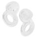 Reusable Ear Plugs Low-/Mid-Level Noise Reduction Earplugs with Clear Speech for Conversation Work Social Gatherings & Noise Sensitivity 15-18 dB (SNR) 6 Pair Ear Tips in S/M/L Clear