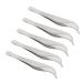 Professional Tip Fine Point Tweezers for Accurate Personals Grooming Nails Technicians Beauticians Stainless Steel