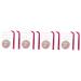 Didiseaon 4 Sets Eye Makeup Aid Bottom Lashes Stamps Eyelash Stamp for Beginner Cosmetics Eyelashes Stamps Makeup Tools Eyeliner Stencils Lower Eyelash Stamps Lower Eyeliner Stamp Tool