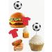 Morocco Football Party Food & Cupcakes Picks Decorations Toppers World Cup 2022 (pack of 14) - Buy Online on GoSupps.com