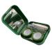 Healeved 1 set contact lens container Mirror film container container eye lens organizer colored contact case container for contact lenses contacts case invisible Miss plastic accompanying box