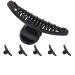 Lurrose 4-Piece Professional Salon Hair Clips - Large Plastic Jaw Gripper for Women & Girls with Long Hair (Black) - Buy Online Internationally - Buy Online on GoSupps.com