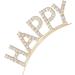 ShiQiao Spl Happy Birthday Headband for Girls Birthday Tiara for Women Crystal Headbands for Girls Happy Birthday Decorations - Buy Online on GoSupps.com