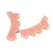 Junhasgood Stretchers Toes Toes Overlapping Orthotics Gel Separators 1Pair Correct Toes Foot Care Beauty Products (Khaki One Size)