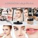Trifold Makeup Mirror with Lights 1X/2X/3X/10X Magnification, Touch Screen, Dual Power Supply - Portable LED Vanity Mirror for Travel - Women's Gift (Black) - Buy Online on GoSupps.com