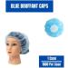 Disposable Bouffant (Hair Net) Caps Spun-bounded Poly Hair Head Cover Net 18 Inches Blue (1000) - Buy Online on GoSupps.com