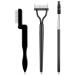 Lash Separator Eyebrow Brush Eyelash Separator Mascara Separator Tool Multifunctional Fan Brush for Lashes Eyelash Comb Brow Brush Eyebrow Spoolie Eye Makeup Tools for Remove Clump Mascara 3 Pieces