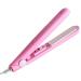 Hair Straightener and Curler 2 in 1 Ceramic Ion Flat Iron for Short Hair Bangs Hair Styling (Pink)