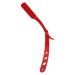 Portable Beard Cladding Holder - Foldable Red Alloy Hair Cutting Blade with Straight Edge - Buy Online on GoSupps.com