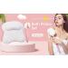 Foldrabbit Bath Tub Pillow Headrest with Dual-Sided Long Handle Brush - Spa Bath Accessories in White - Buy Online on GoSupps.com