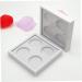 Angoily 2pcs 4 Eyeshadow Aluminum Tin Jars Magnetic Lipstick Case Makeup Palette Cosmetic Makeup Powder 1 count (Pack of 1) White - Buy Online on GoSupps.com