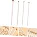 SOESFOUFU Travel Makeup Brush 4 Pcs Gel Eyeliner Brush Make up Brush Eye Liner Brush Cosmetic Ultra Thin Travel Flat Brush - Buy Online on GoSupps.com