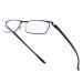 CGID Anti-Blue Light Reader +1.0 Reading Glasses Men Women TR90 Frame QKX001 +1.0 Diopters (Pack of 1)