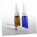 GLSTOY 10pcs 30ml Nasal Spray Bottles Set - Round Shoulder Long Design - Plastic & Amber Glass Containers - Transparent Color - 13x2.5cm - Buy Online on GoSupps.com