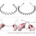 3-Piece Metal Hair Band Set | Unisex Non-Slip Headbands for Sports & Yoga | 90s Style Accessories - Buy Online on GoSupps.com