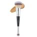 Makeup Brushes ENERGY Dual-ended Foundation Brush Concealer Brush Premium Luxe Hair Rounded Tapered Flawless Brush Perfect for Liquid  Cream  Powder Blending  Buffing Stippling Concealer Face Brush Dual Ended Makeup Brus...