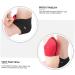Beavorty Silicone Heel Protector Black 5 Pairs - Comfortable Heel Support for Exercise | Ankle Pad Brace for Ankle Support - Buy Online on GoSupps.com