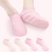 2 Pairs Silicone Moisturizing Pedicure Socks for Women - Pink Beige - Buy Online on GoSupps.com