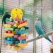 Buy Parrot Toy - Hanging Wooden Swing for Parrots & Birds | Durable & Fun Bird Toys - Buy Online on GoSupps.com