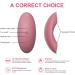 HAYAEN Heating Lactation Massager - 2-in-1 Vibrating Breast Massager with 3 Heating Levels + 10 Vibration Modes for Clogged Ducts and Breastfeeding - Pink - Buy Online on GoSupps.com